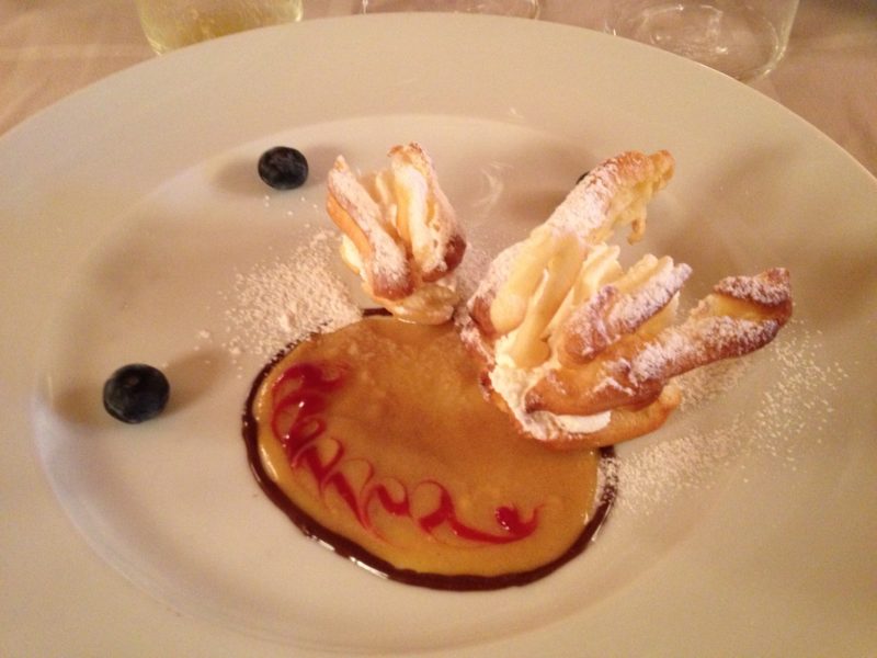 Dessert im Hotel Fanes