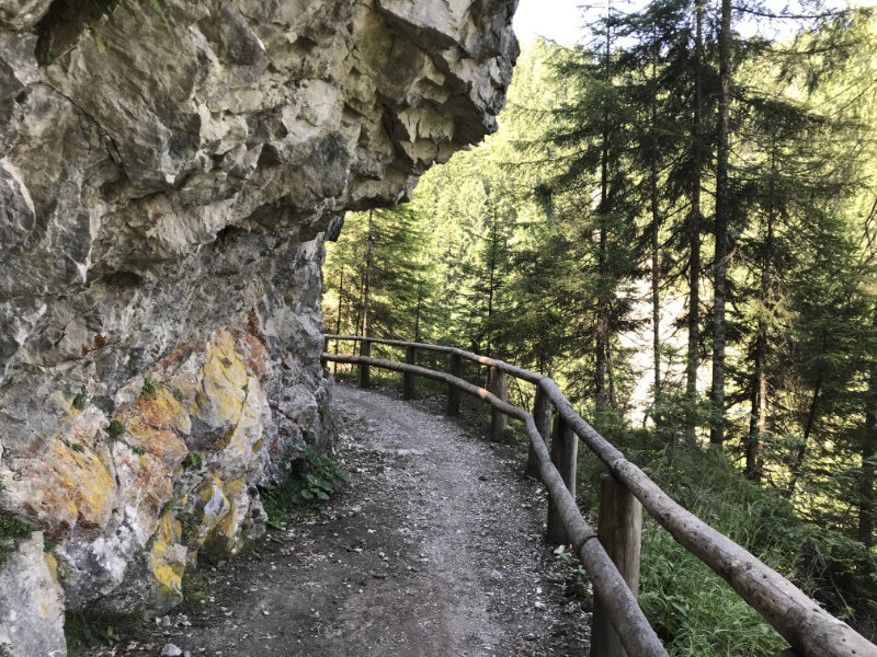 The way in Val Meledrio
